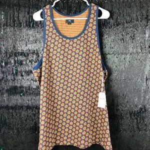 NWT OBEY crown knit tank top